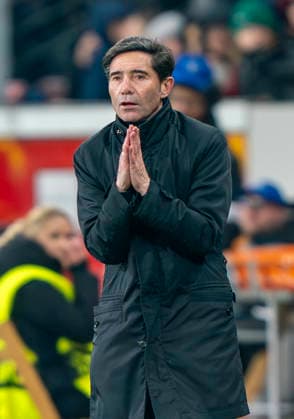 Marcelino FC Villareal, Coach, Headcoach Bayer 04 Leverkusen FC Villareal, Leverkusen, BayArena, 28 01 2026, GER, Herren, UEFA Champions League, Season 2025 2026 UEFA regulations prohibit any use of photographs as image sequences and or quasi video Copyright: HMBxMedia xMarcoxBader