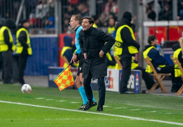 Marcelino FC Villareal, Coach, Headcoach Bayer 04 Leverkusen FC Villareal, Leverkusen, BayArena, 28 01 2026, GER, Herren, UEFA Champions League, Season 2025 2026 UEFA regulations prohibit any use of photographs as image sequences and or quasi video Copyright: HMBxMedia xMarcoxBader