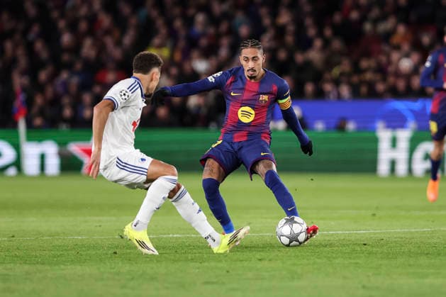 January 28, 2026, Barcelona, Barcelona, Spain: Raphinha of FC Barcelona, Barca in action during the UEFA Champions League 2025 26 League Phase MD8 match between FC Barcelona and F.C. Copenhagen at Spotify Camp Nou stadium on January 28, 2026 in Barcelona, Spain. Barcelona Spain - ZUMAa181 20260128_zaa_a181_075 Copyright: xJavierxBorregox