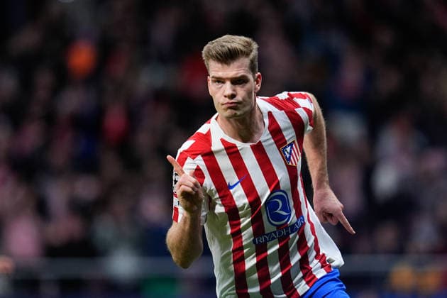 January 28, 2026, Madrid, Madrid, Spain: Alexander Sorloth of Atletico de Madrid celebrates a goal during the UEFA Champions League 2025 26 League Phase MD8 match between Atletico de Madrid and FK Bodo Glimt at Riyadh Air Metropolitano stadium on January 28, 2026 in Madrid, Spain. Madrid Spain - ZUMAa181 20260128_zaa_a181_077 Copyright: xDennisxAgyemanx