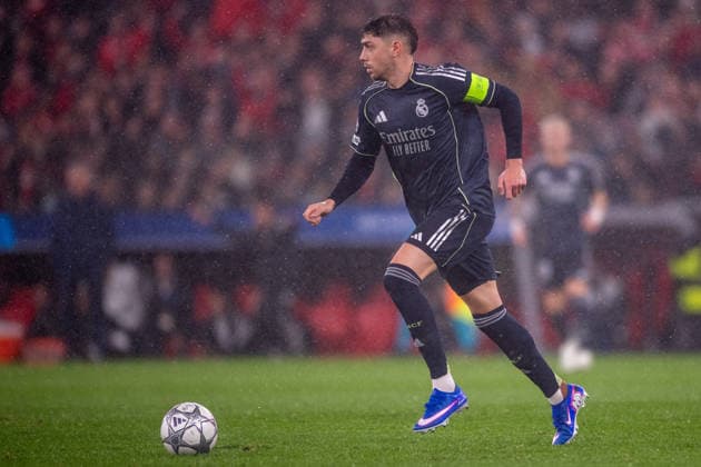January 28, 2026, Lisbon, Lisbon, Portugal: LISBON, PORTUGAL - JANUARY 28: FEDE VALVERDE of Real Madrid CF is seen on action during the UEFA Champions League 2025 26 MD8 match between SL Benfica and Real Madrid CF, at Estadio do Lisboa e Benfica on January 28, 2026 in Lisbon, Portugal Lisbon Portugal - ZUMAl192 20260128_zsp_l192_023 Copyright: xMiguelxLemosx