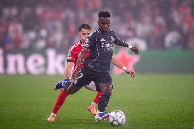 January 28, 2026, Lisbon, Lisbon, Portugal: LISBON, PORTUGAL - JANUARY 28: VINICIUS JUNIOR of Real Madrid CF is seen on action during the UEFA Champions League 2025 26 MD8 match between SL Benfica and Real Madrid CF, at Estadio do Lisboa e Benfica on January 28, 2026 in Lisbon, Portugal Lisbon Portugal - ZUMAl192 20260128_zsp_l192_024 Copyright: xMiguelxLemosx