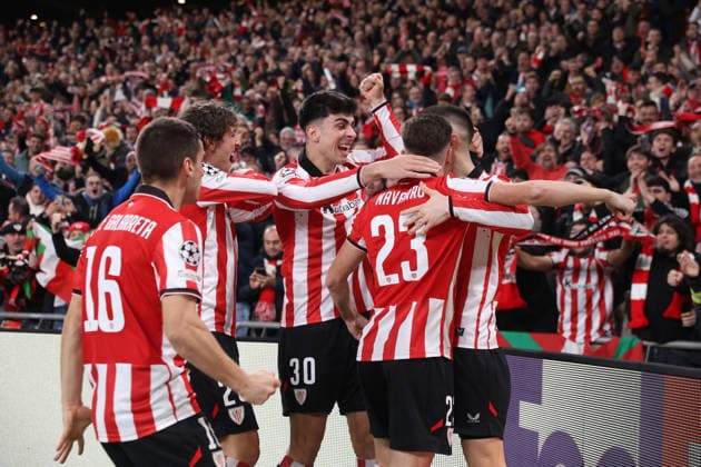 Athletic Club Bilbao vs Sporting CP 2025-26 UEFA Champions League, Bilbao, Spain, 28 January 2026. (Athletic Club) celebrate after scoring his team s first goal, Credit:Juan Lazkano Photobilbao Avalon Bilbao, Basque Country, Spain  Copyright: xJuanxLazkanoxPhotobilbaox xAvalonx 1070080936