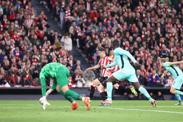 Athletic Club Bilbao vs Sporting CP 2025-26 UEFA Champions League, Bilbao, Spain, 28 January 2026. Gorka Guruzeta (Athletic Club) scores his team s second goal, Credit:Juan Lazkano Photobilbao Avalon Bilbao, Basque Country, Spain  Copyright: xJuanxLazkanoxPhotobilbaox xAvalonx 1070085121