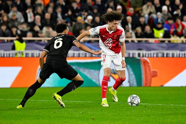 FOOTBALL : AS Monaco VS Juventus FC - UEFA Champions League - 28 01 2026 Maghnes Akliouche (ASM) - UEFA Champions League match between AS Monaco and Juventus FC on January 28, 2026 at the Louis II Stadium in Monaco. MonacoMonaco  Copyright: xWilliamxCannarellax