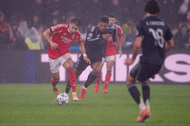January 28, 2026, Lisbon, Lisbon, Portugal: LISBON, PORTUGAL - JANUARY 28: AMAR DEDIC of SL Benfica is seen on action during the UEFA Champions League 2025 26 MD8 match between SL Benfica and Real Madrid CF, at Estadio do Lisboa e Benfica on January 28, 2026 in Lisbon, Portugal Lisbon Portugal - ZUMAl192 20260128_zsp_l192_031 Copyright: xMiguelxLemosx