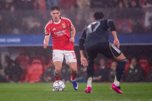 January 28, 2026, Lisbon, Lisbon, Portugal: LISBON, PORTUGAL - JANUARY 28: SUDAKOV of SL Benfica is seen on action during the UEFA Champions League 2025 26 MD8 match between SL Benfica and Real Madrid CF, at Estadio do Lisboa e Benfica on January 28, 2026 in Lisbon, Portugal Lisbon Portugal - ZUMAl192 20260128_zsp_l192_033 Copyright: xMiguelxLemosx