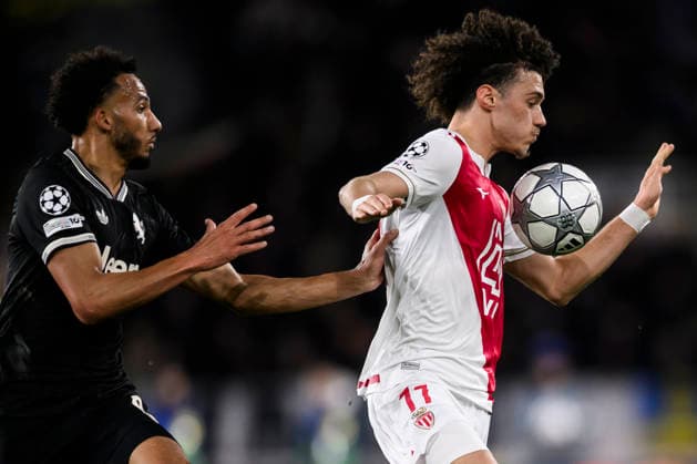 AS Monaco v Juventus FC - UEFA Champions League Maghnes Akliouche of AS Monaco competes for the ball with Lloyd Kelly of Juventus FC during the UEFA Champions League 2025 26 league phase football match between AS Monaco and Juventus FC. Monaco Copyright: xNicolòxCampox