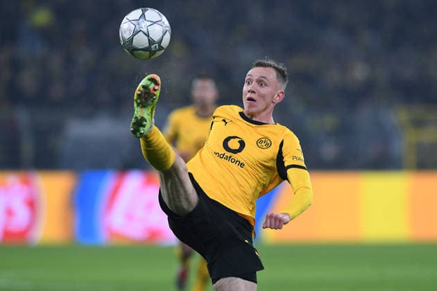 Soccer UEFA Champions League Matchday 8 Borussia Dortmund Inter Milan on 28 01 2026 at Signal Iduna Park in Dortmund Maximilian Beier Dortmund xRx