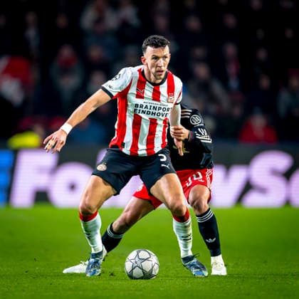 PSV Eindhoven forwarder Ivan PeriÅ¡iÄ‡ during the match PSV Eindhoven vs FC Bayern Munchen at the Philips stadium for the Champions League phase Matchday 8 season 2025 2026 in EINDHOVEN, Netherlands on 28 01 2026,
