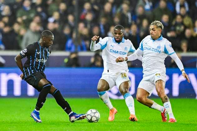 Club Brugge v Marseille - UEFA Champions League BRUGGE, BELGIUM - JANUARY 28 : Forbs Carlos forward of Club Brugge in action during the UEFA Champions League 2025 26 League Phase MD8 match between Club Brugge and Marseille on January 28, 2026 in Brugge, Belgium, 28 01 2026 Brugge Belgium  Copyright: xJanxDexMeuleneirx