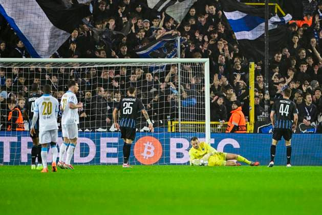 Club Brugge v Marseille - UEFA Champions League BRUGGE, BELGIUM - JANUARY 28 : Mignolet Simon goalkeeper of Club Brugge in action during the UEFA Champions League 2025 26 League Phase MD8 match between Club Brugge and Marseille on January 28, 2026 in Brugge, Belgium, 28 01 2026 Brugge Belgium  Copyright: xJanxDexMeuleneirx
