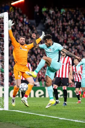 UEFA Champions League Athletic Club vs Sporting Clube de Portugal Luis Suarez of Sporting Clube de Portugal in action during Champions League 2025-26 League phase match between Athletic Club and Sporting Clube de Portugal at San mames stadium. Bilbo (Basque Country). January 28, 2026. (Gari Garaialde Bostok Photo) Bilbao Bizkaia Spain Editorial Use Only  Copyright: xGarikoitzxGaraialdex xBostokxPhotox Bostok Photo GarixGaraialdex GG2601280099