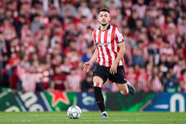 January 28, 2026, Bilbao, Vizcaya, Spain: Aitor Paredes of Athletic Club in action during the UEFA Champions League 2025 26 League Phase MD8 match between Athletic Club and Sporting Clube de Portugal at San Mames on January 28, 2026, in Bilbao, Spain. Bilbao Spain - ZUMAa181 20260128_zaa_a181_108 Copyright: xRicardoxLarreinax