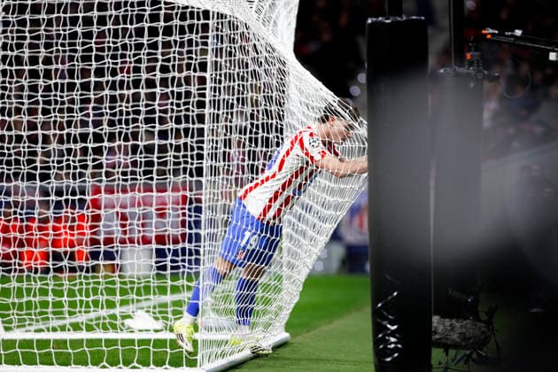 UEFA champions league - Atletico de Madrid vs FK Bodo Glimt MADRID,SPAIN - 28 January:Julian Alvarez of Atletico de Madrid reacts to a missed opportunity during UEFA champions league 2025 26 match between Atletico de Madrid and FK Bodo Glimt at Riyadh Air Metropolitano Stadium. (Photo by Guille Martinez f22photo) Madrid Riyadh Air Metropolitano Stadium Spain Copyright: xGuillermoxMartinezx