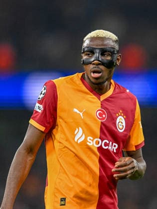 Manchester City v Galatasaray UEFA Champions League Victor Osimhen of Galatasaray during the UEFA Champions League match at the Etihad Stadium, Manchester 28 01 2026 UK Newspapers OUT Copyright: xKarlxVallantinex FIL-22873-0042