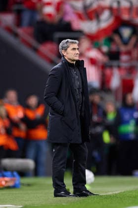 January 28, 2026, Bilbao, Vizcaya, Spain: Ernesto Valverde head coach of Athletic Club looks on during the UEFA Champions League 2025 26 League Phase MD8 match between Athletic Club and Sporting Clube de Portugal at San Mames on January 28, 2026, in Bilbao, Spain. Bilbao Spain - ZUMAa181 20260128_zaa_a181_110 Copyright: xRicardoxLarreinax