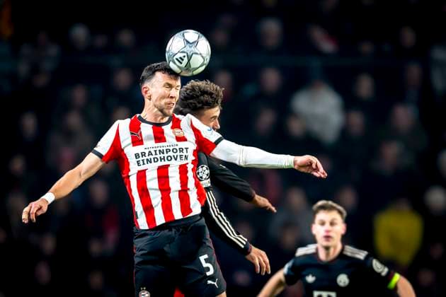 PSV Eindhoven forwarder Ivan Periï¿½ic during the match PSV Eindhoven vs FC Bayern Munchen at the Philips stadium for the Champions League phase Matchday 8 season 2025 2026 in EINDHOVEN, Netherlands on 28 01 2026, Photo by Marcel van Dorst EYE4IMAGES