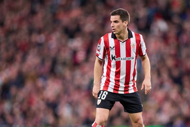January 28, 2026, Bilbao, Vizcaya, Spain: Inigo Ruiz de Galarreta of Athletic Club looks on during the UEFA Champions League 2025 26 League Phase MD8 match between Athletic Club and Sporting Clube de Portugal at San Mames on January 28, 2026, in Bilbao, Spain. Bilbao Spain - ZUMAa181 20260128_zaa_a181_113 Copyright: xRicardoxLarreinax