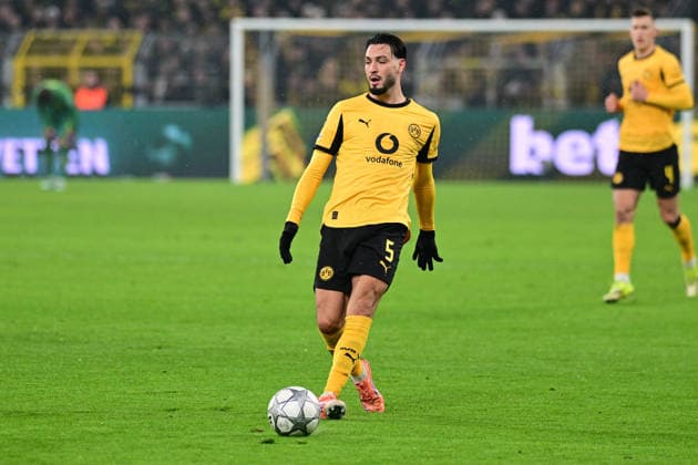 Ramy Bensebaini 5 Borussia Dortmund , Borussia Dortmund vs Inter Milan, Football, Champions League, Group stage, Matchday 8, 28 01 2026 Dortmund Nordrhein Westfalen Germany Copyright: xkolbert-press MarcxNiemeyerx