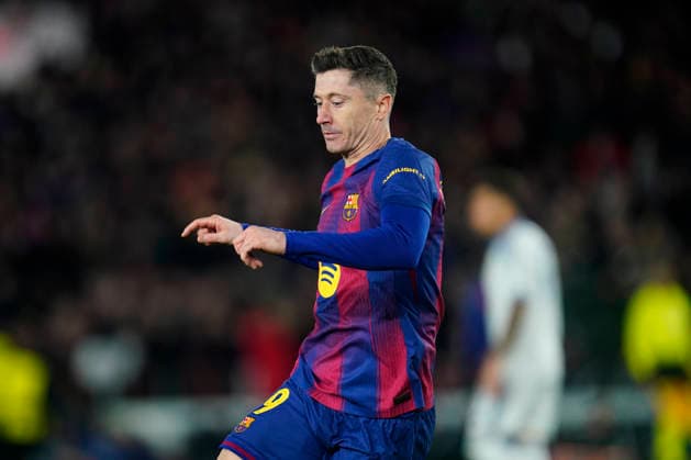 ESP: FC Barcelona, Barca v FC Copenhague. UEFA Champions League. Matchday 8. Robert Lewandowski of FC Barcelona celebrates the 1-1 during the UEFA Champions League match, match day 8, between FC Barcelona and FC Copenhague, Spotify Camp Nou Stadium on January 28, 2026 in Barcelona, Spain. kpng Copyright: xSergioxRuizx xImagox PS_260128_BAR_COP_028