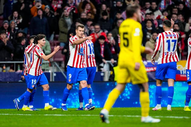 January 28, 2026, Madrid, Madrid, Spain: Alexander Sorloth of Atletico de Madrid celebrates a goal during the UEFA Champions League 2025 26 League Phase MD8 match between Atletico de Madrid and FK Bodo Glimt at Riyadh Air Metropolitano stadium on January 28, 2026 in Madrid, Spain. Madrid Spain - ZUMAa181 20260128_zaa_a181_132 Copyright: xOscarxJ.xBarrosox