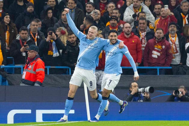 Manchester City v Galatasaray A.S. - UEFA Champions League 2025 26 League Phase MD8 Erling Haaland 9 of Manchester City F.C. celebrates his goal during the UEFA Champions League League Stage MD8 match between Manchester City and Galatasaray S.K. at the Etihad Stadium in Manchester, on January 28, 2026. Manchester Manchester United, ManU Kingdom  Copyright: xMIxNewsx originalFilename:fletcher-manchest260128_np2QF.jpg