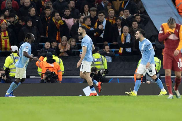 Manchester City v Galatasaray A.S. - UEFA Champions League 2025 26 League Phase MD8 Rayan Cherki 10 of Manchester City F.C. celebrates his goal during the UEFA Champions League League Stage MD8 match between Manchester City and Galatasaray S.K. at the Etihad Stadium in Manchester, England, on January 28, 2026. Manchester Manchester United, ManU Kingdom  Copyright: xMIxNewsx originalFilename:fletcher-manchest260128_npsUe.jpg
