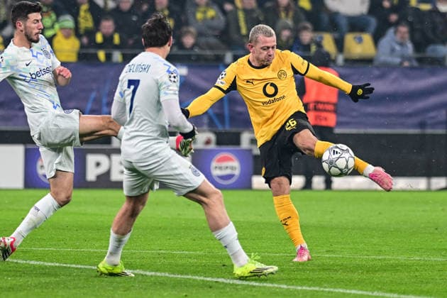 Julian Ryerson 26 Borussia Dortmund , Borussia Dortmund vs Inter Milan, Football, Champions League, Group stage, Matchday 8, 28 01 2026 Dortmund Nordrhein Westfalen Germany Copyright: xkolbert-press MarcxNiemeyerx