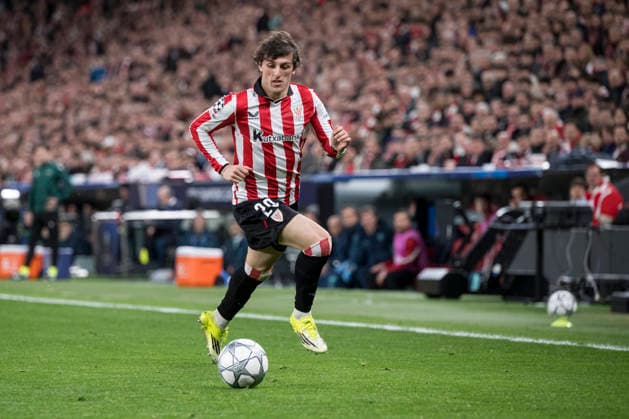 UEFA Champions League Athletic Club vs Sporting Clube de Portugal Unai Gomez of Athletic Club in action during Champions League 2025-26 League phase match between Athletic Club and Sporting Clube de Portugal at San mames stadium. Bilbo (Basque Country). January 28, 2026. (Gari Garaialde Bostok Photo) Bilbao Bizkaia Spain Editorial Use Only  Copyright: xGarikoitzxGaraialdex xBostokxPhotox Bostok Photo GarixGaraialdex GG2601280371