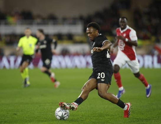 CALCIO - UEFA Champions League - AS Monaco vs Juventus FC Lois Openda of Juventus FC during the Uefa Champions League 2025 26 season football match between AS Monaco and Juventus FC on 28 January 2026 at Stade Louis II, Monaco, Photo Nderim KACELI Monaco  Copyright: xIPAxSport ABACAx
