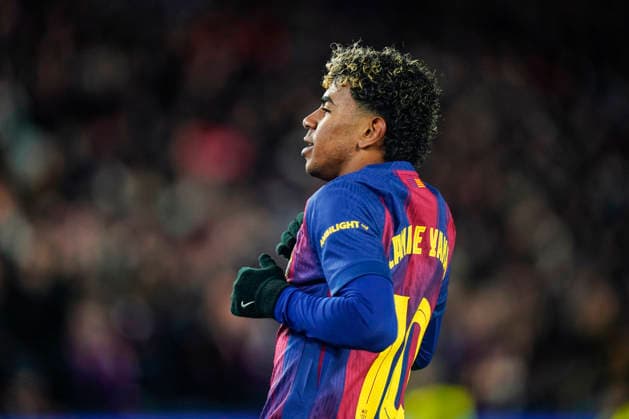 ESP: FC Barcelona, Barca v FC Copenhague. UEFA Champions League. Matchday 8. Lamine Yamal of FC Barcelona celebrates the 2-1 during the UEFA Champions League match, match day 8, between FC Barcelona and FC Copenhague, Spotify Camp Nou Stadium on January 28, 2026 in Barcelona, Spain. kpng Copyright: xSergioxRuizx xImagox PS_260128_BAR_COP_032