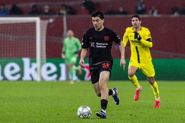 UEFA Champions League Bayer 04 Leverkusen Villarreal FC 28 01 2026 Ibrahim Maza Bayer 04 Leverkusen, 30 UEFA Champions League Bayer 04 Leverkusen Villarreal FC BayArena, Leverkusen 28 01 2026 Copyright: xBEAUTIFULxSPORTS Buriakovx