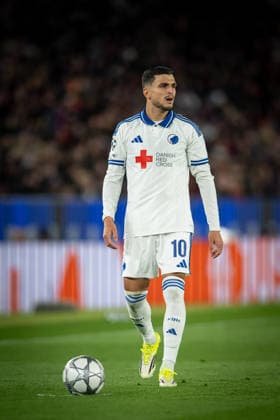 Mohamed Elyounoussi (FC Copenhagen) in action during a UEFA Champions League match between FC Barcelona, Barca and Copenhagen at Spotify Camp Nou in Barcelona, , Spain, on January 28 2026. Photo by Felipe Mondino  Copyright: xFelipexMondino IPAxSportx xipa-agency.netx xx IPA_70672250 IPA_Agency_IPA70672250