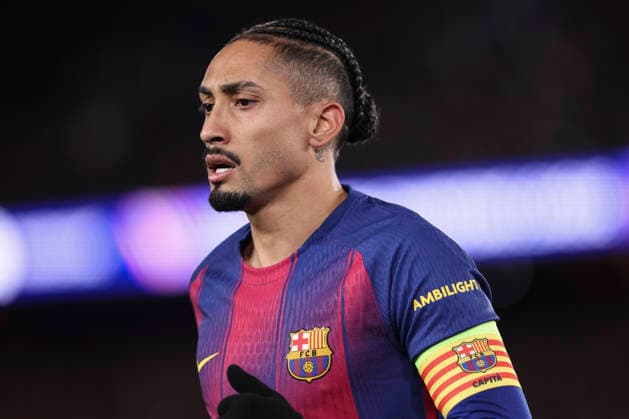 January 28, 2026, Barcelona, Barcelona, Spain: Raphinha of FC Barcelona, Barca looks on during the UEFA Champions League 2025 26 League Phase MD8 match between FC Barcelona and F.C. Copenhagen at Spotify Camp Nou stadium on January 28, 2026 in Barcelona, Spain. Barcelona Spain - ZUMAa181 20260128_zaa_a181_162 Copyright: xJavierxBorregox