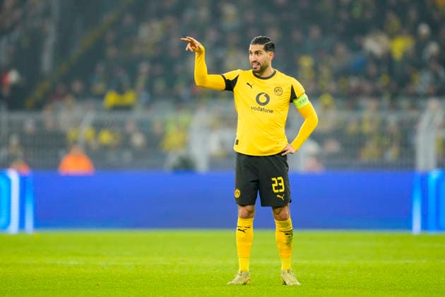 Emre Can Borussia Dortmund gestures during the UEFA Champions League 2025 26 League Phase MD8 match between Borussia Dortmund and FC Internazionale Milano at BVB Stadion Dortmund on January 28, 2026 in Dortmund, Germany Photo by Alex Gottschalk DeFodi Images