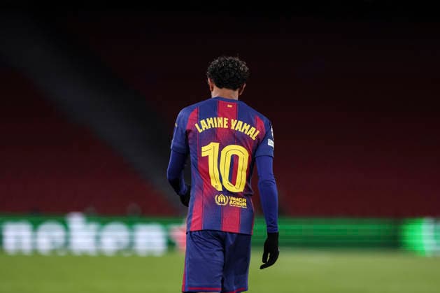 January 28, 2026, Barcelona, Barcelona, Spain: Lamine Yamal of FC Barcelona, Barca gestures during the UEFA Champions League 2025 26 League Phase MD8 match between FC Barcelona and F.C. Copenhagen at Spotify Camp Nou stadium on January 28, 2026 in Barcelona, Spain. Barcelona Spain - ZUMAa181 20260128_zaa_a181_167 Copyright: xJavierxBorregox