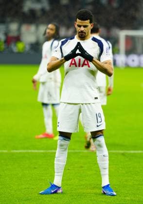 Dominic Solanke of Tottenham Hotspur celebrates scoring a goal after making it 2-0 Eintracht Frankfurt v Tottenham Hotspur, UEFA Champions League, Group Stage, Football, Deutsche Bank Park, Frankfurt, Germany - 28 Jan 2026Frankfurt Deutsche Bank Park Germany EDITORIAL USE ONLY No use with unauthorised audio, video, data, fixture lists, club league logos or live services. Online in-match use limited to 120 images, no video emulation. No use in betting, games or single club league player publications. Copyright: xJavierxGarcia Shutterstockx 16429470ah