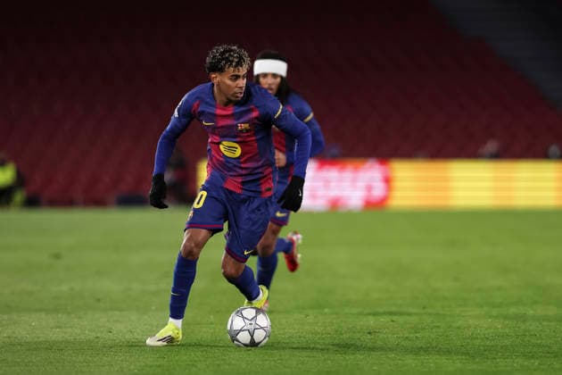 January 28, 2026, Barcelona, Barcelona, Spain: Lamine Yamal of FC Barcelona, Barca in action during the UEFA Champions League 2025 26 League Phase MD8 match between FC Barcelona and F.C. Copenhagen at Spotify Camp Nou stadium on January 28, 2026 in Barcelona, Spain. Barcelona Spain - ZUMAa181 20260128_zaa_a181_171 Copyright: xJavierxBorregox
