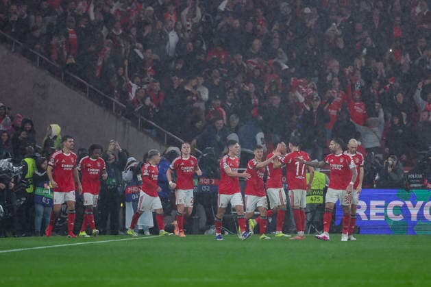 January 28, 2026, Lisbon, Lisbon, Portugal: Vangelis Pavlidis of SL Benfica celebrates a goal during the UEFA Champions League 2025 26 League Phase MD8 match between SL Benfica and Real Madrid C.F. at Estadio do Lisboa e Benfica on January 28, 2026 in Lisbon, Portugal. Lisbon Portugal - ZUMAa181 20260128_zaa_a181_181 Copyright: xIrinaxR.xHipolitox