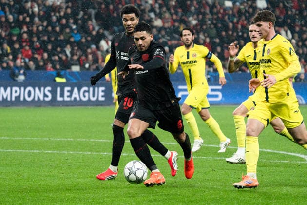 UEFA Champions League 2025 26 Bayer 04 Leverkusen vs Villarreal CF 8 Matchday of the league phase Wednesday, 28 01 2026 BayArena Nordrhein Westfalen, Germany Ezequiel Fernandez 6 Copyright: xCelinaxLeiersx