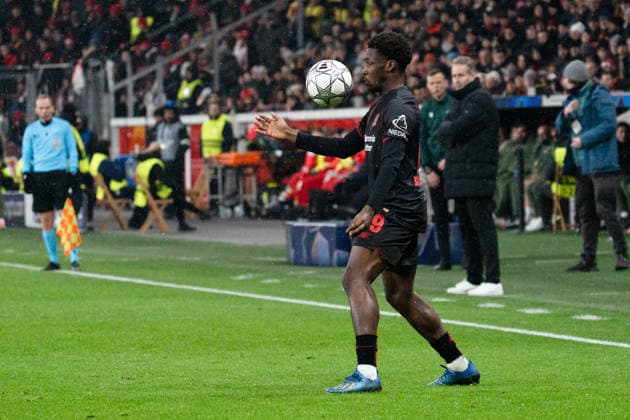 UEFA Champions League 2025 26 Bayer 04 Leverkusen vs Villarreal CF 8 Matchday of the league phase Wednesday, 28 01 2026 BayArena Nordrhein Westfalen, Germany Ernest Poku 19 Copyright: xCelinaxLeiersx
