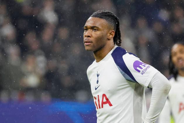 Destiny Udogie Tottenham Hotspur, 13 , Germany, Football, UEFA Champions League, Matchday 8, 2025 2026, Eintracht Frankfurt vs Tottenham Hotspur, 28 01 2026, Frankfurt am Main Deutsche Bank Park Germany Copyright: xGrantxHubbsx