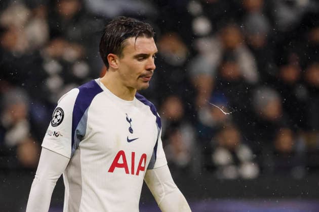 Joao Palhinha Tottenham Hotspur, 06 , Germany, Football, UEFA Champions League, Matchday 8, 2025 2026, Eintracht Frankfurt vs Tottenham Hotspur, 28 01 2026, Frankfurt am Main Deutsche Bank Park Germany Copyright: xGrantxHubbsx
