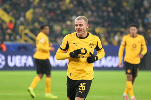 Julian Ryerson Borussia Dortmund GER, Borussia Dortmund vs Inter Milan, Football, Champions League, Matchday 8, Season 2025 2026, 28 01 2026 DFL REGULATES PROHIBIT ANY USE OF PHOTOGRAPHS AS IMAGE SEQUENCES AND OR QUASI VIDEO GER, Borussia Dortmund vs Inter Milan, Football, Champions League, Matchday 8, Season 2025 2026, 28 01 2026 Dortmund Copyright: xEibner-Pressefoto FrankxZeisingx EP_FZG