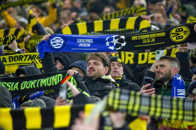 Football UEFA Champions League 2025 26, 8 Matchday League Phase Borussia Dortmund vs Inter Milan Signal Iduna Park Stadion Dortmund Dortmund Dortmund Copyright: xAymanxAlahmedx