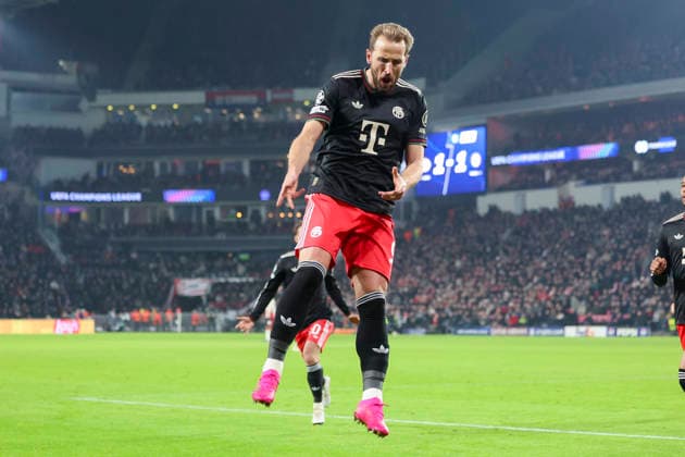 Harry Kane FC Bayern Muenchen celebrates after scoring his teams second goal, UEFA Champions League 2025 26 League Phase MD8, PSV Eindhoven v FC Bayern München, PSV Stadion on January 28, 2026 in Eindhoven, Netherlands Photo by Marco Steinbrenner DeFodi Images Harry Kane FC Bayern Muenchen celebrates after scoring his teams second goal, UEFA Champions League 2025 26 League Phase MD8, PSV Eindhoven v FC Bayern München, PSV Stadion, January 28, 2026 in Eindhoven, Netherlands Photo by Marco Steinbrenner DeFodi Images