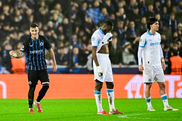 Club Brugge v Marseille - UEFA Champions League BRUGGE, BELGIUM - JANUARY 28 : Stankovic Aleksandar midfielder of Club Brugge celebrating scoring a goal (3-0) during the UEFA Champions League 2025 26 League Phase MD8 match between Club Brugge and Marseille on January 28, 2026 in Brugge, Belgium, 28 01 2026 Brugge Belgium  Copyright: xJanxDexMeuleneirx