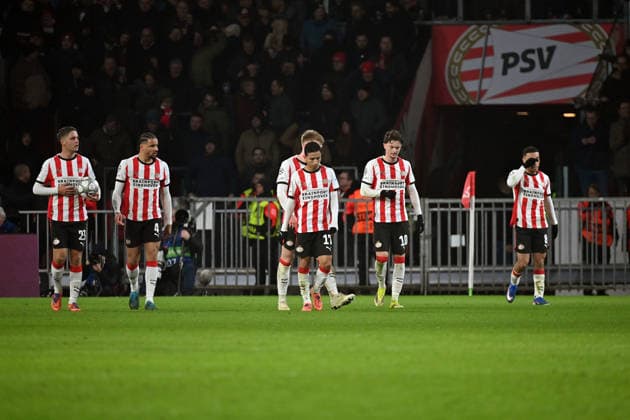 28 01 2026, xjrdrx, Football UEFA Champions League, PSV Eindhoven FC Bayern Muenchen v l Torjubel nach dem Tor zum celebrating the goal celebrate 1 1 durch Ismael Saibari PSV Eindhoven DFL DFB REGULATIONS PROHIBIT ANY USE OF PHOTOGRAPHS as IMAGE SEQUENCES and or QUASI VIDEO Eindhoven