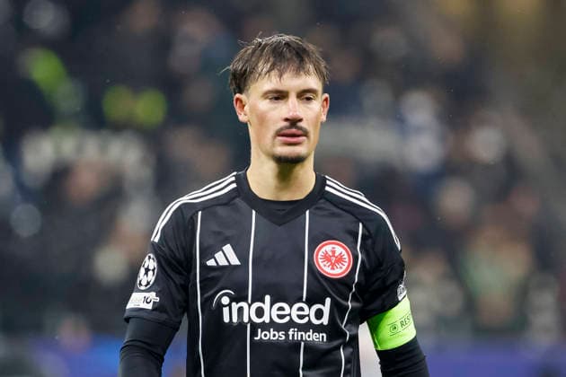 Robin Koch Eintracht Frankfurt, 04 after the match , Germany, Football, UEFA Champions League, Matchday 8, 2025 2026, Eintracht Frankfurt vs Tottenham Hotspur, 28 01 2026, Frankfurt am Main Deutsche Bank Park Germany Copyright: xGrantxHubbsx